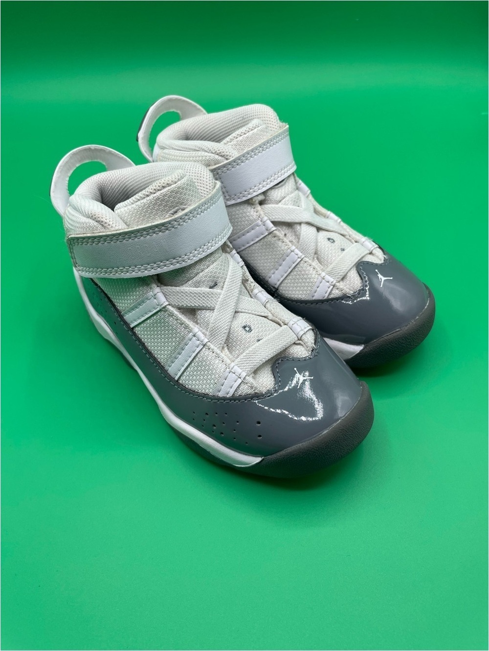 Jordan 6 Rings Toddler White and Cool Grey